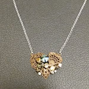 Sabika Vintage Heart Necklace